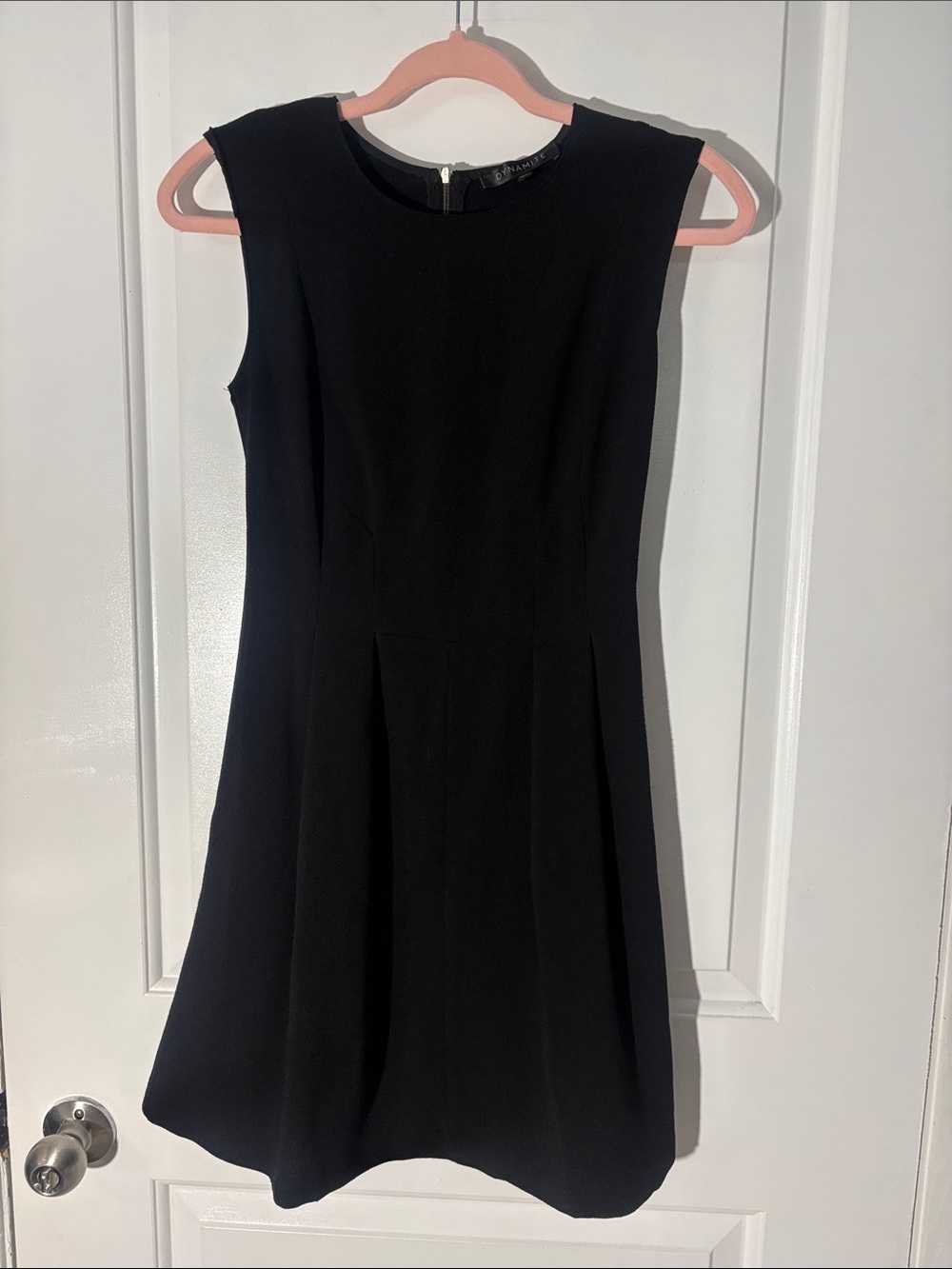 Dynamite Black Sleeveless Fit-and-Flare Dress